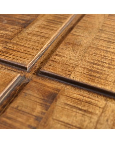 Table basse carrée Marron Bois massif de manguier 
