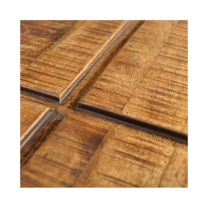 Table basse carrée Marron Bois massif de manguier 