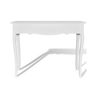 Table de console et coiffeuse Blanc