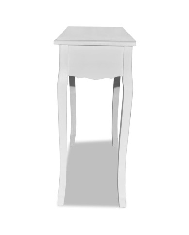Table de console et coiffeuse Blanc