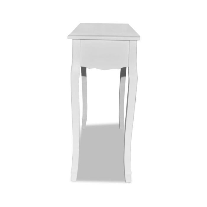 Table de console et coiffeuse Blanc