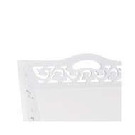 Table d'appoint avec plateau Blanc 