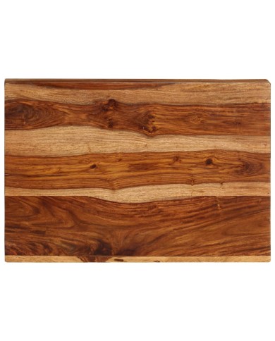 Table d'appoint Forme de Z Bois massif de Sesham 