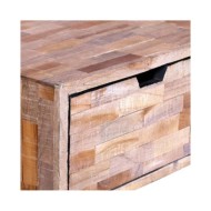 Table basse avec 4 tiroirs Bois de teck recyclé 