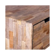 Table console avec 3 tiroirs Bois de teck recyclé 