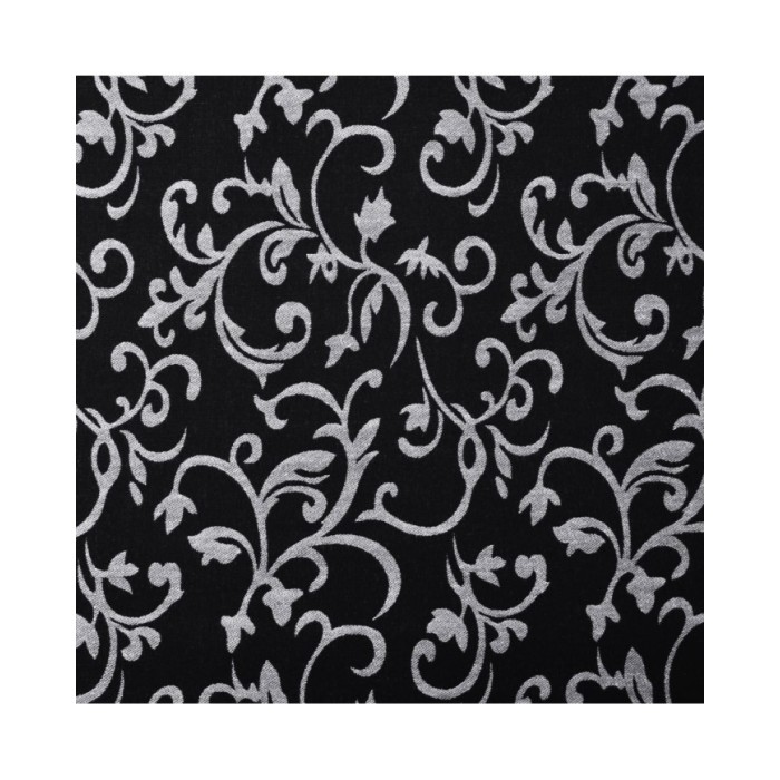 Chaise longue Noir et blanc Tissu