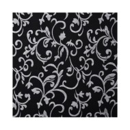 Chaise longue Noir et blanc Tissu