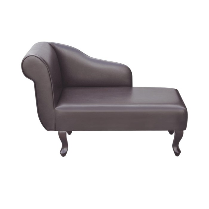 Chaise longue Marron Similicuir