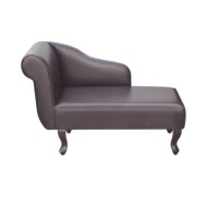 Chaise longue Marron Similicuir