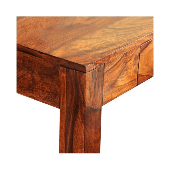 Table console avec 3 tiroirs 80 cm Bois de Sesham massif