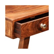 Table console avec 3 tiroirs 76 cm Bois massif de Sesham 
