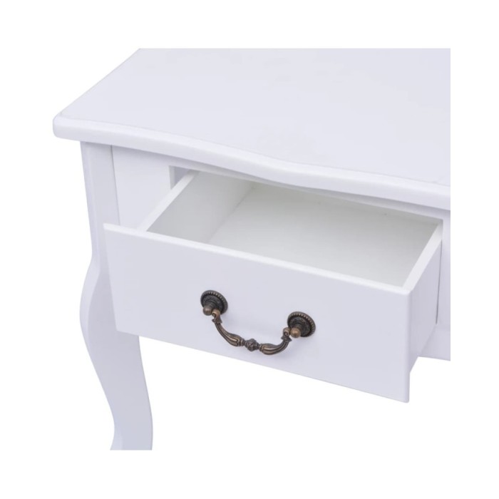 Table de chevet MDF Blanc