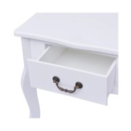 Table de chevet MDF Blanc