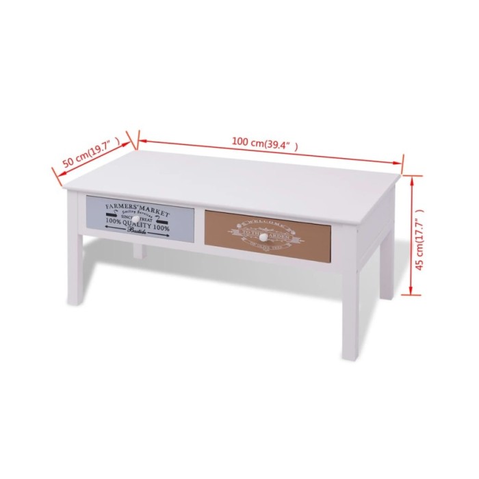 Table basse en style français Bois 