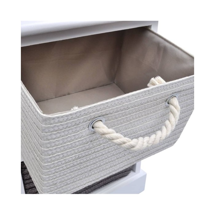Banc de rangement 6 tiroirs Bois