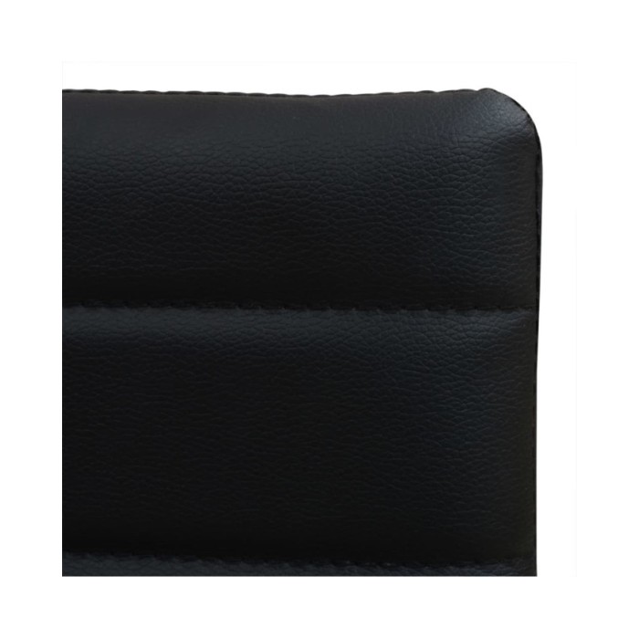 Ensemble de table et chaise de salle à manger 3 pièces noir