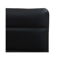 Ensemble de table et chaise de salle à manger 3 pièces noir