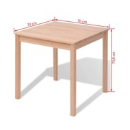 Ensemble de salle à manger trois pièces Pinède