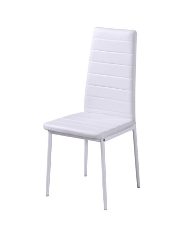 Ensemble de table à manger sept pièces noir et blanc