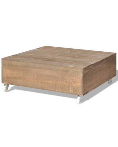 Table basse Bois massif Marron
