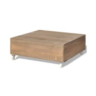 Table basse Bois massif Marron
