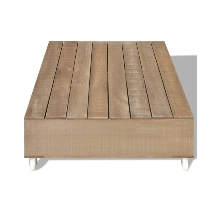 Table basse Bois massif Marron