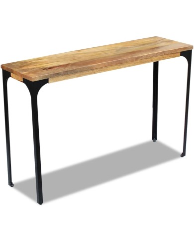 Table console Bois de manguier 120 x 35 x 76 cm