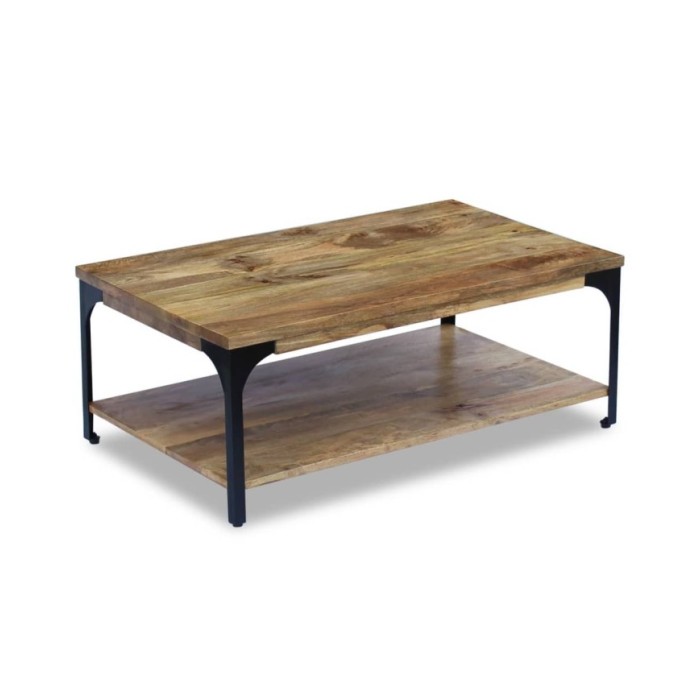 Table basse Bois de manguier 100 x 60 x 38 cm