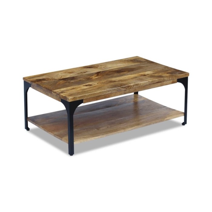 Table basse Bois de manguier 100 x 60 x 38 cm