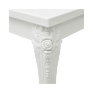 Table basse 100 x 60 x 42 cm Laquée Blanc
