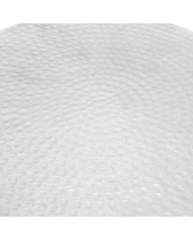 Table basse ronde Aluminium Argent