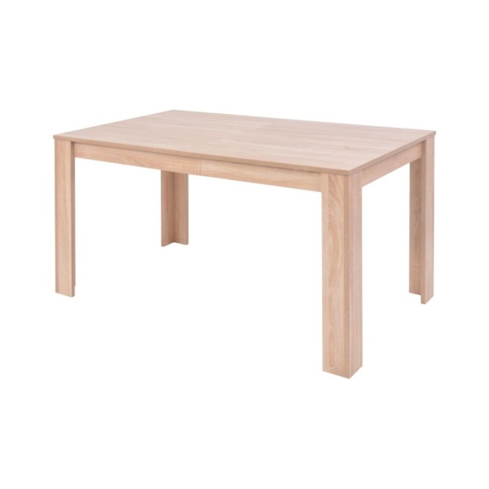 Table et chaises 7 pcs Cuir synthétique Chêne Noir