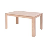 Table et chaises 7 pcs Cuir synthétique Chêne Noir