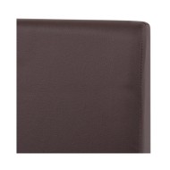 Table et chaises 7 pcs Cuir synthétique Chêne Marron