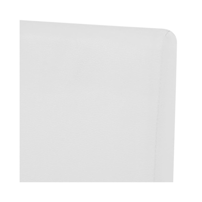 Table et chaises 7 pcs Cuir synthétique Chêne Couleur crème