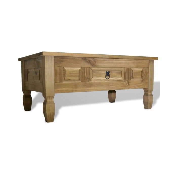 Table basse Pin mexicain Gamme Corona 100 x 60 x 45 cm