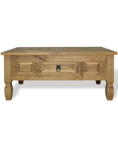 Table basse Pin mexicain Gamme Corona 100 x 60 x 45 cm