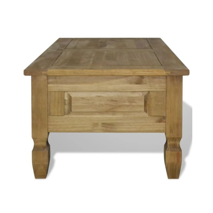 Table basse Pin mexicain Gamme Corona 100 x 60 x 45 cm