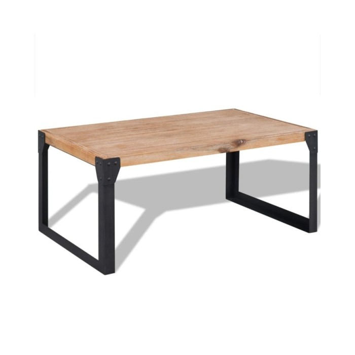 Table basse Bois d'acacia massif 100 x 60 x 45 cm