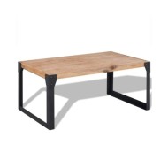 Table basse Bois d'acacia massif 100 x 60 x 45 cm