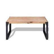 Table basse Bois d'acacia massif 100 x 60 x 45 cm