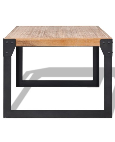 Table basse Bois d'acacia massif 100 x 60 x 45 cm