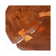 Table basse Bois d'acacia massif (55-60) x 40 cm