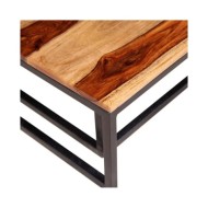 Ensemble de table basse gigogne 2 pcs Bois massif de Sesham