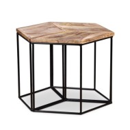 Table basse Bois de manguier massif 56x48x40 cm