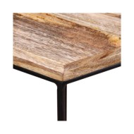 Table basse Bois de manguier massif 56x48x40 cm