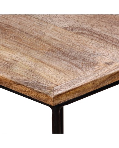 Table basse Bois de manguier massif 56x48x40 cm