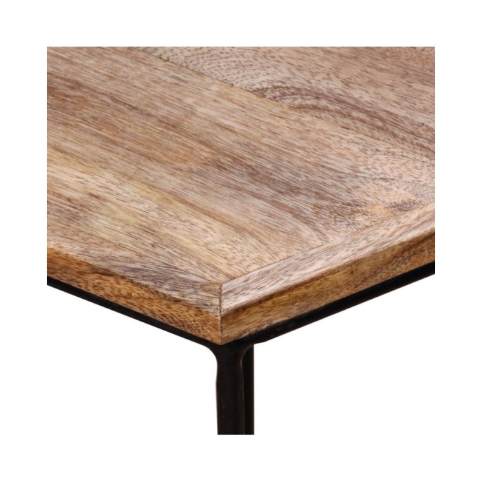 Table basse Bois de manguier massif 56x48x40 cm