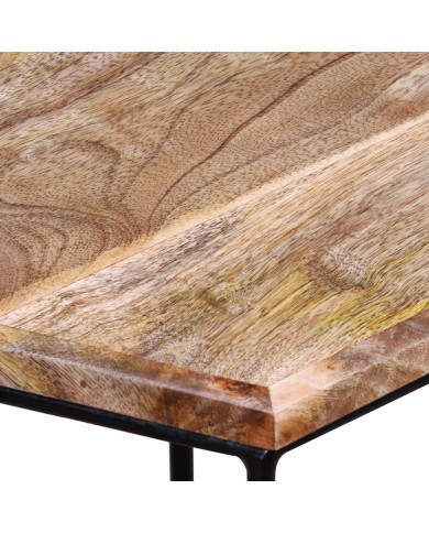 Table basse Bois de manguier massif 56x48x40 cm