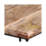 Table basse Bois de manguier massif 56x48x40 cm